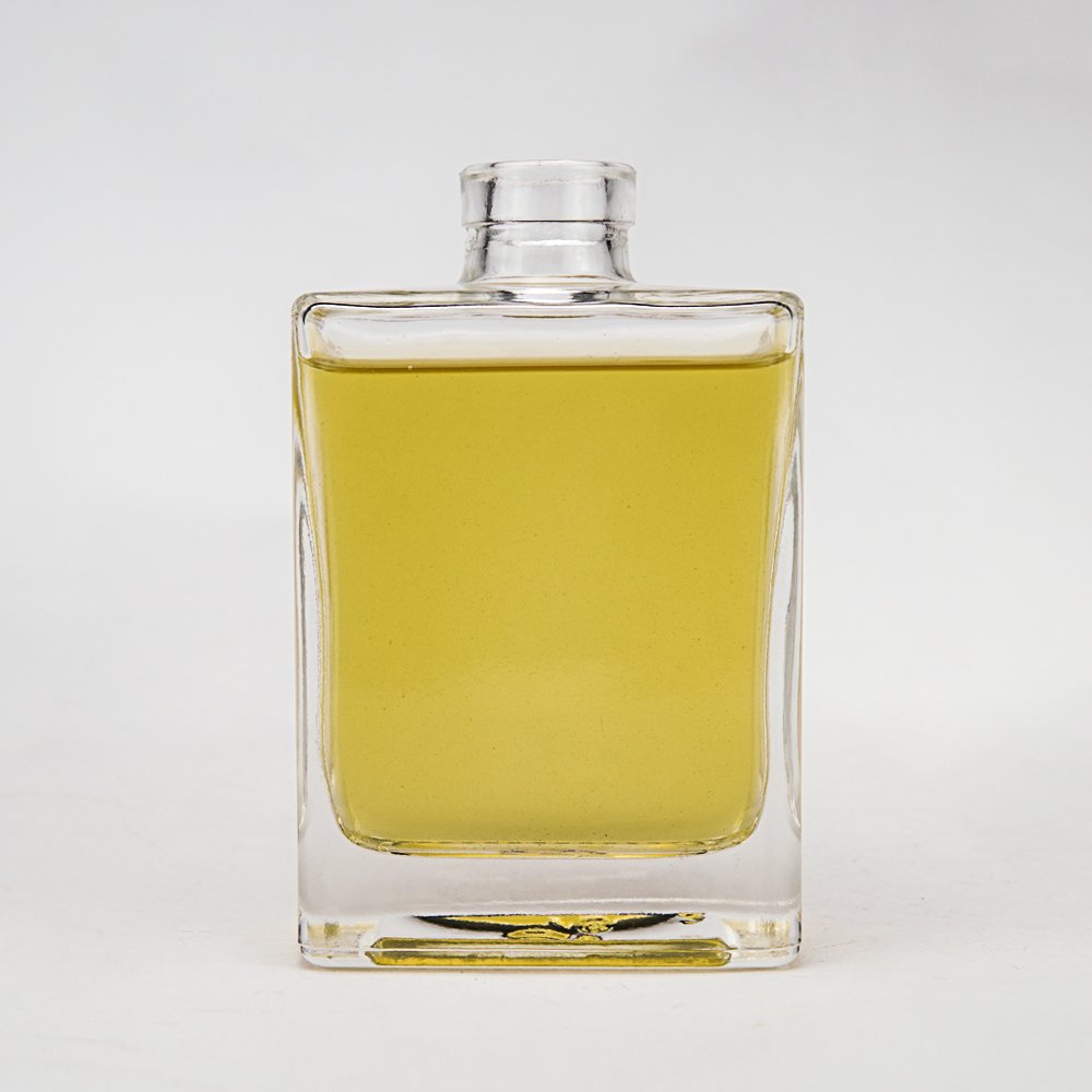 250ml Glass Beverage Bottle Rectangle Transparent Wine Liquor Vodka Bottle