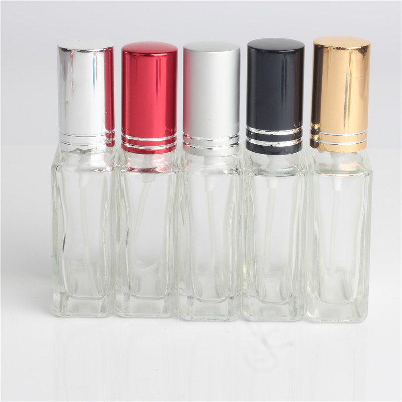 Factory wholesale colorful glass bottle clear glass bottles 15 ml glass perfume bottles