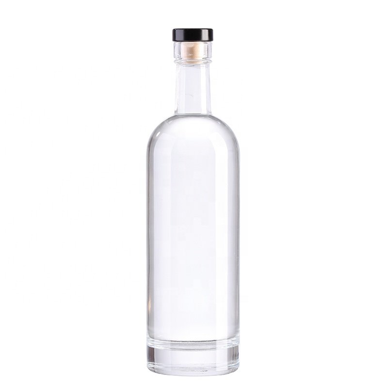 Shanghai Linlang 200ml 375ml 500ml 750ml Empty Vodka Gin Rum Tequila Whisky Brandy glass Spirit Liquor bottle With Cork