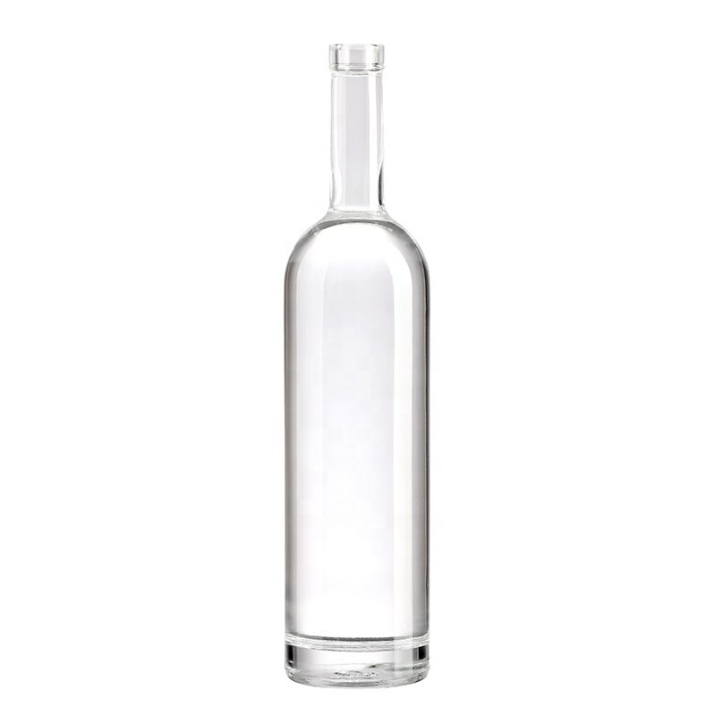 Shanghai Linlang 200ml 375ml 500ml 750ml Empty Vodka Gin Rum Tequila Whisky Brandy glass Spirit Liquor bottle With Cork