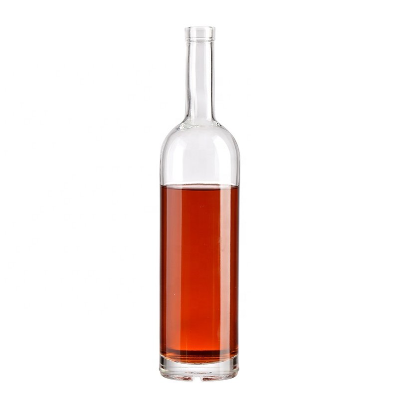 Shanghai Linlang 200ml 375ml 500ml 750ml Empty Vodka Gin Rum Tequila Whisky Brandy glass Spirit Liquor bottle With Cork