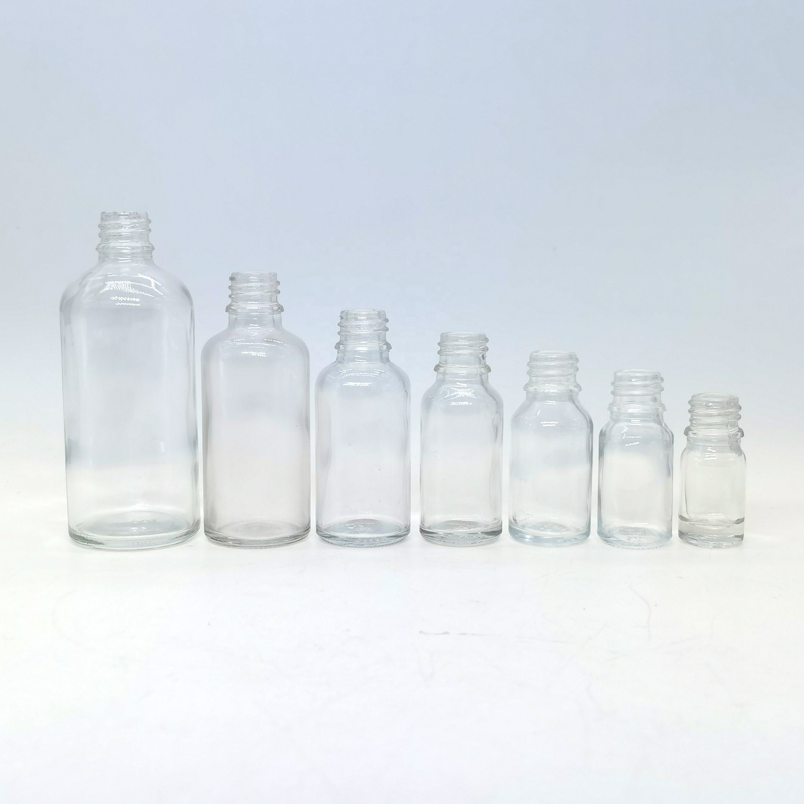 5ml 10ml 15ml clear essential oil glass dropper bottle 20ml 30ml 50ml 100ml essential oil bottle