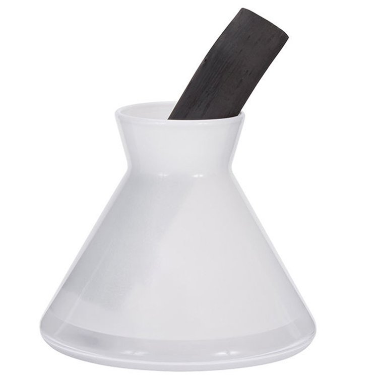 200ml Black White Blue Red Colored Transparent Conic Glass Empty Aromatherapy Perfume Reed Diffuse Glass Bottle