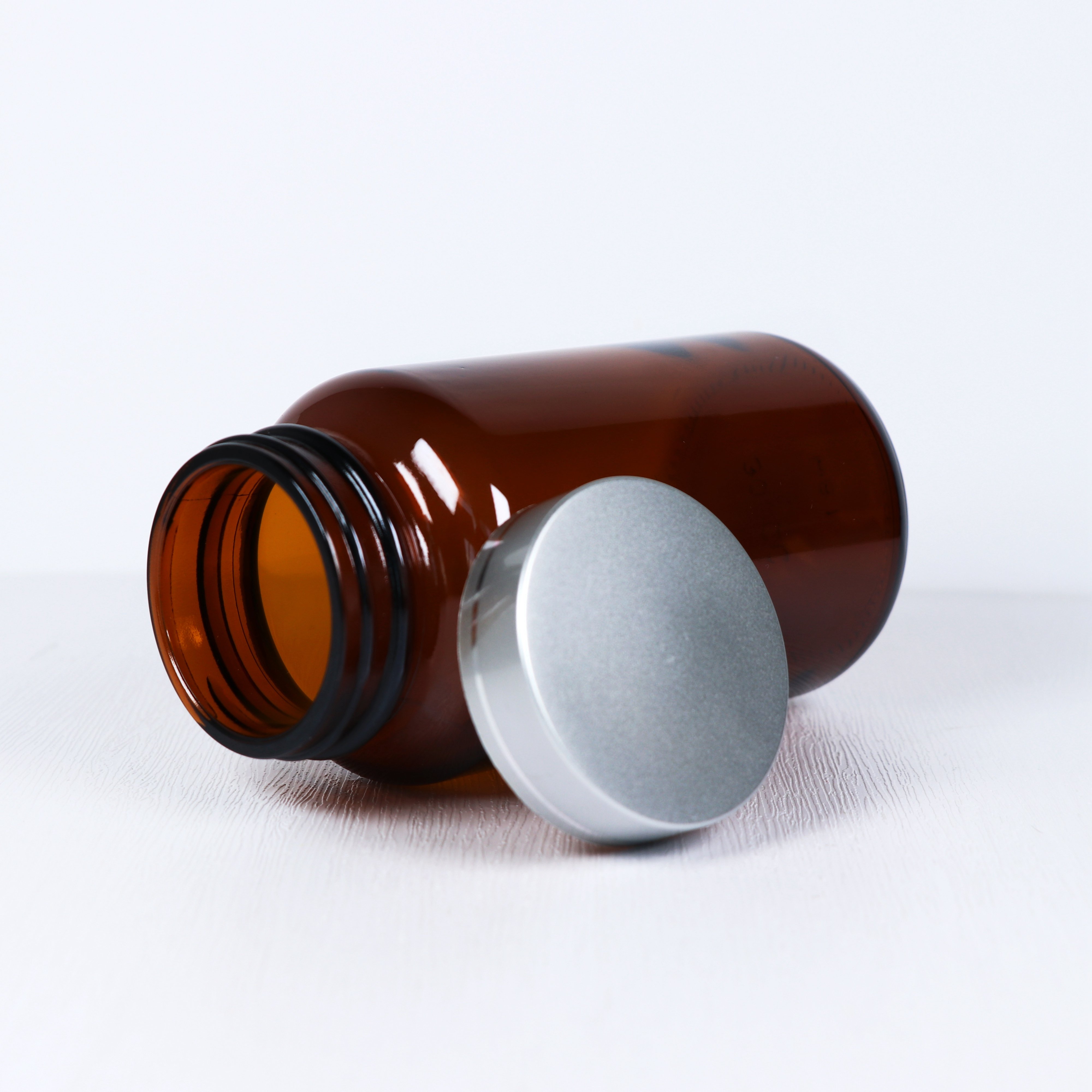 pharmacy capsule container amber glass bottle supplement 100ml health care glass pill bottle
