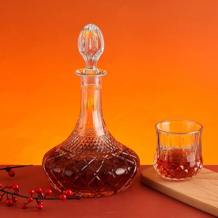 Made in China Brandy Vodka Whiskey Glass Bottles