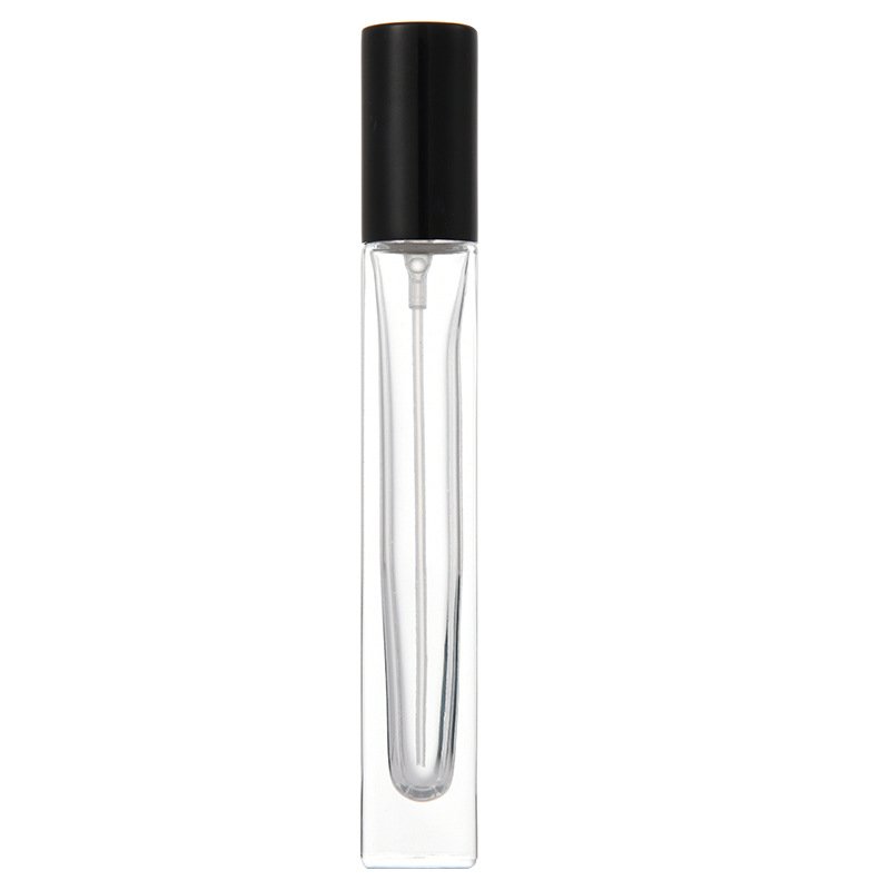 Luxury Thick Bottom 10ml Clear Round Square Refillable Travel Glass Perfume Spray Bottle