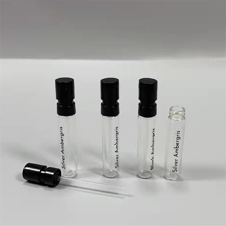 factory wholesale glass vials sample spray tester perfume bottle 1ml 2ml 3ml perfume sample glass bottles