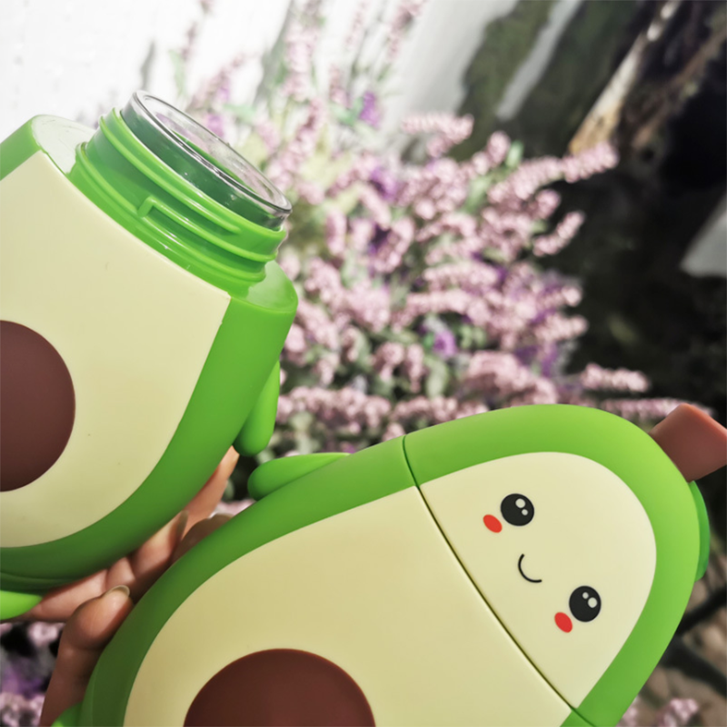 UCHOME Mini Avocado Design Glass Water Bottle