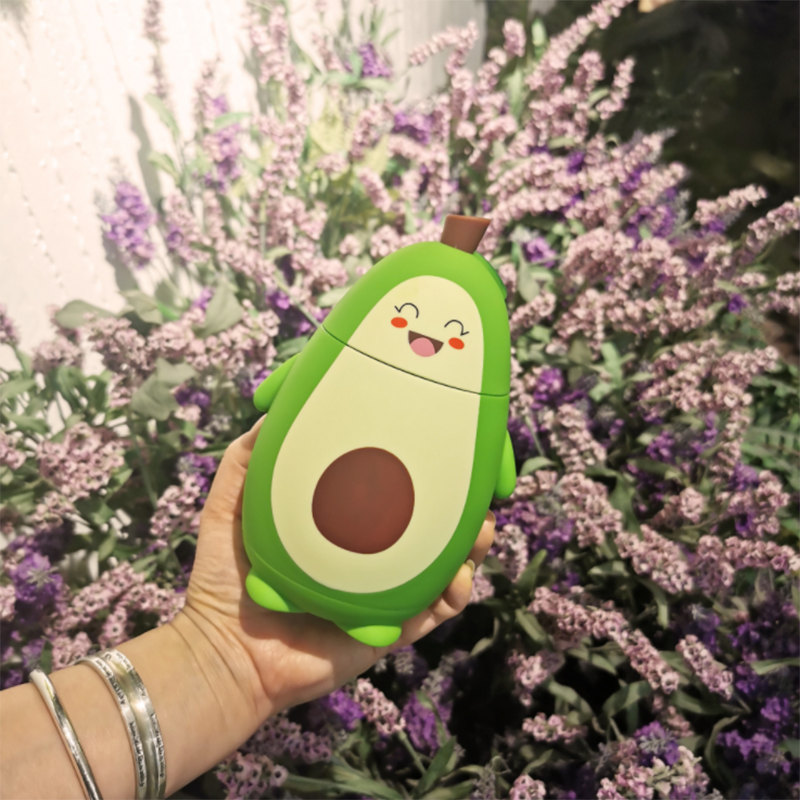UCHOME Mini Avocado Design Glass Water Bottle