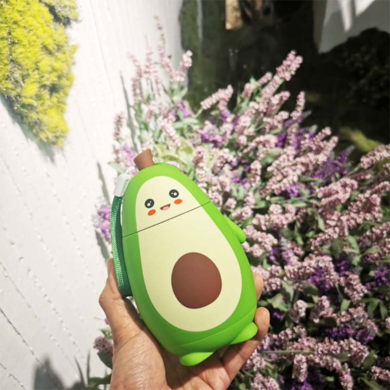 UCHOME Mini Avocado Design Glass Water Bottle
