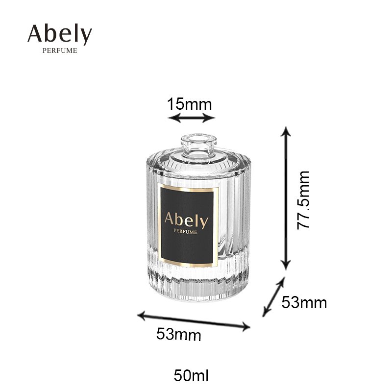 Wholesale Luxury 50ml 100ml Round Spray Perfume Glass Bottle Empty Refillable Glass Bottle With Box