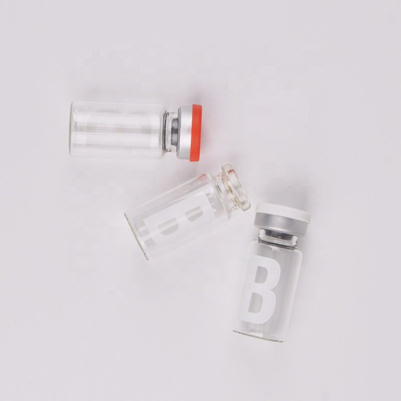 Screen printing low borosilicate glass 10ml vial glass bottles tubular vial