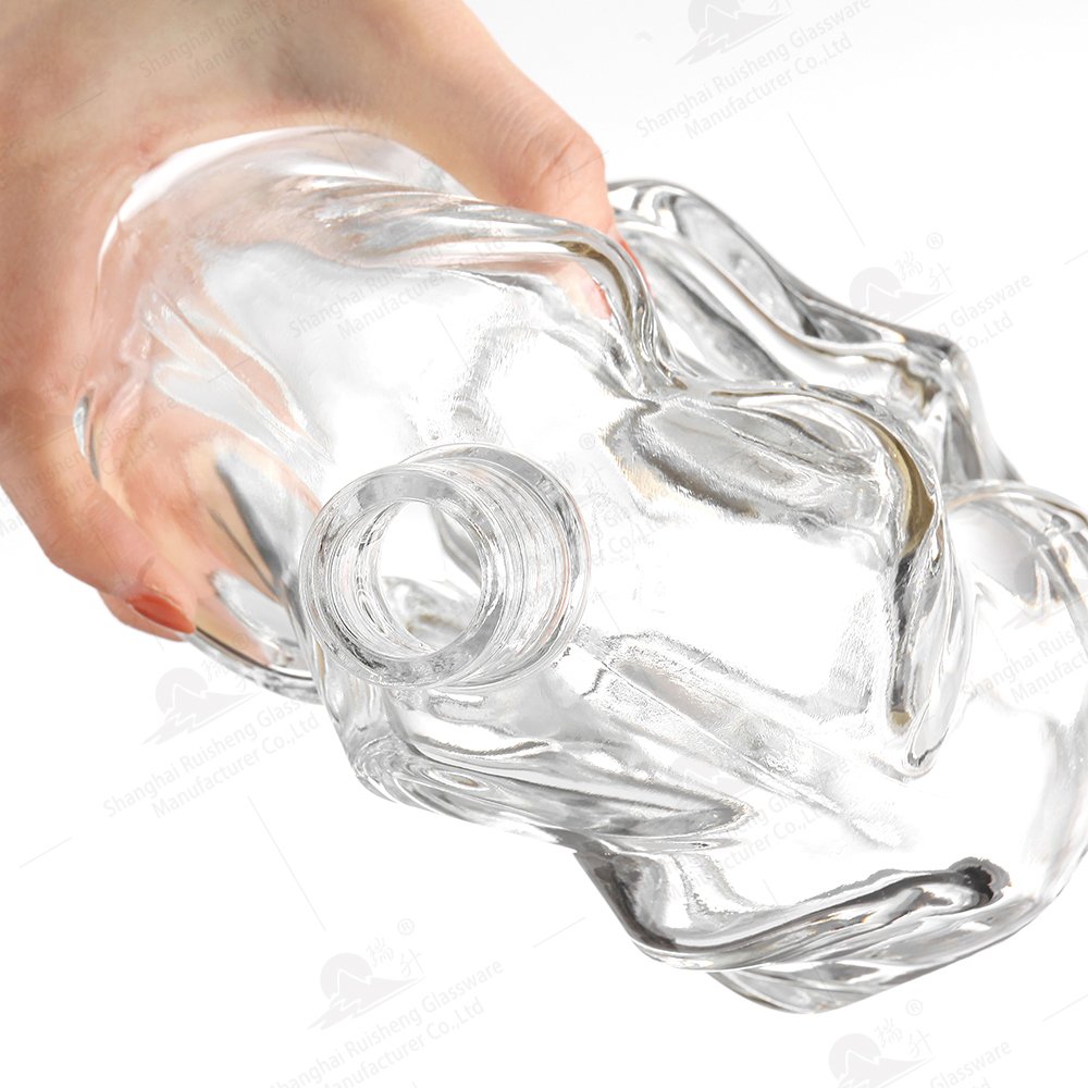 Customized Professional 700ml Premium Fancy Spirits XO Brandy Cognac Tequila Vodka Whisky Alcohol Liquor Glass Bottle