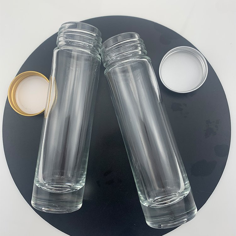 Airtight 100ml glass bottle with screw lid unique honey jars