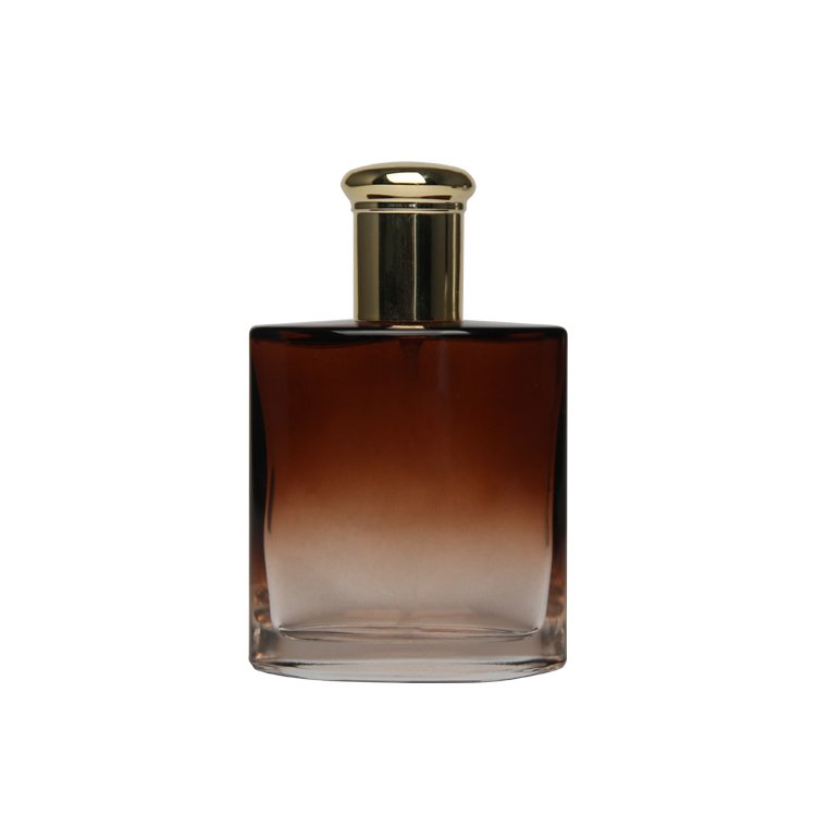 Luxury Empty Parfum Botol Customize Double Ended Rectangular Little 50Ml 100Ml Concentrated Glass Perfume Bottles