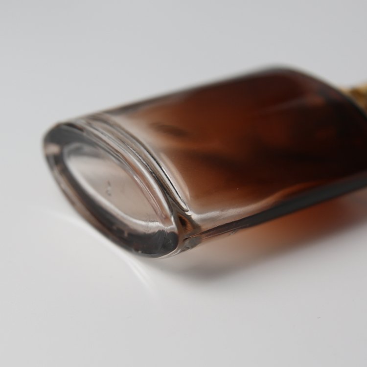 Luxury Empty Parfum Botol Customize Double Ended Rectangular Little 50Ml 100Ml Concentrated Glass Perfume Bottles