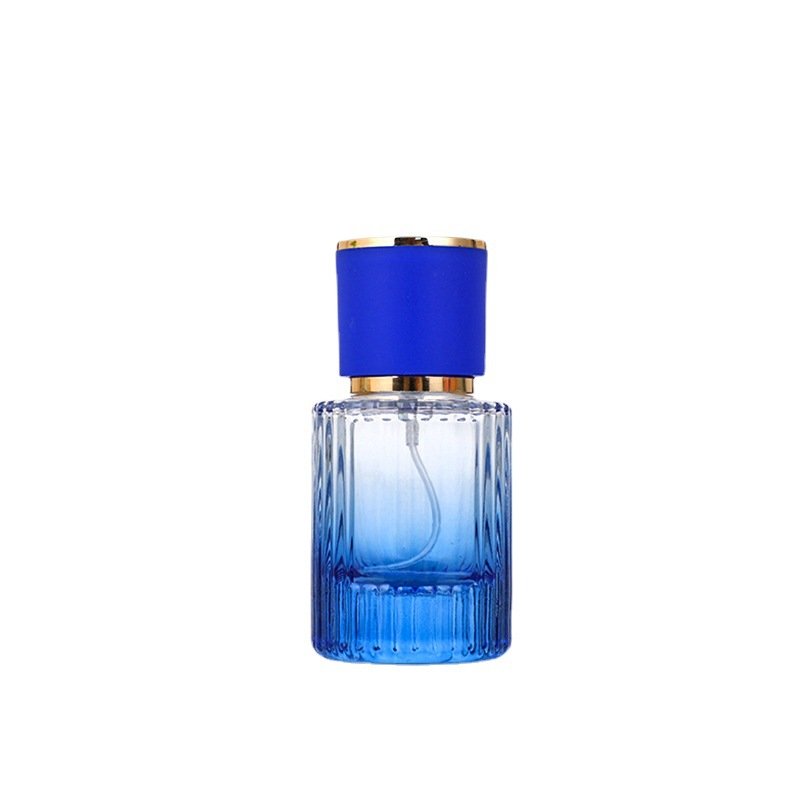New Design Gradual Colored Glass Perfume Bottle Packaging 30ml 50ml 100ml perfume spray glass bottle