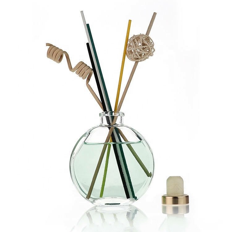 Spot Gradient color fire free glass Aromatherapy bottle & Essential oil fragrance expansion indoor fresh fragrance bottle