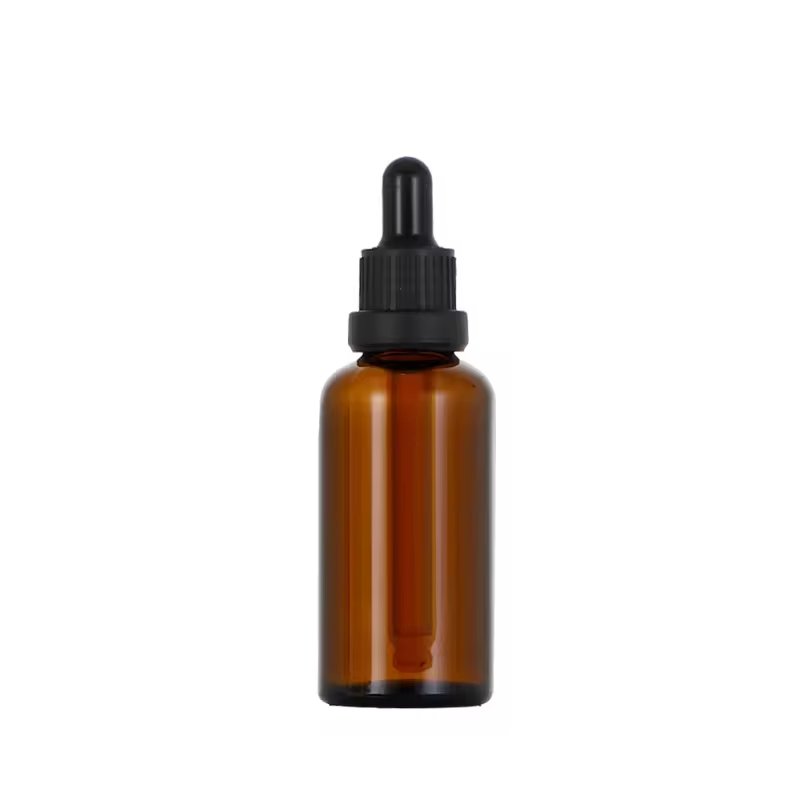 Wholesale 5ml 10ml 15ml 30ml 50ml Amber Glass Bottle Dropper Essential Oils Bottle