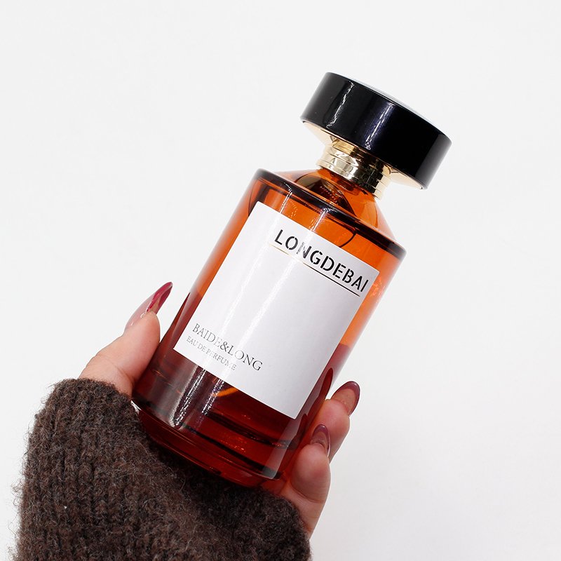 Luxury Cylinder Perfume Glass Bottle Clear Pump Spray 30ml 50ml Black Matte Empty Round 30ml 50ml Perfume Bottle 100ml 250ml