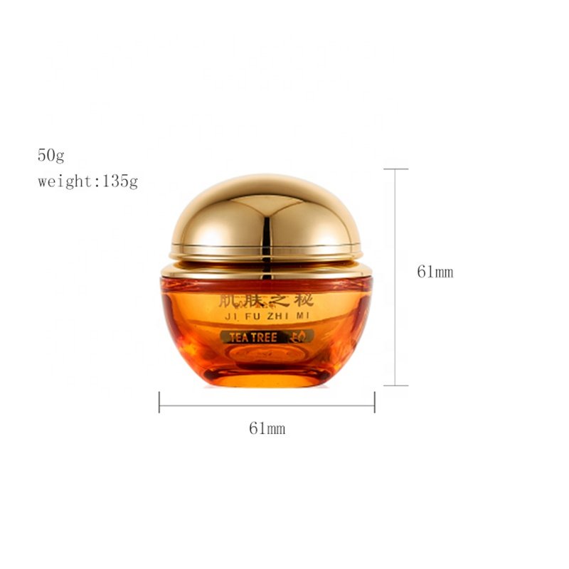 skin care emulsion bottle 30g 50g 30ml 50ml 100ml 120ml source factory yellow glass products high grade cosmetic glass bottle