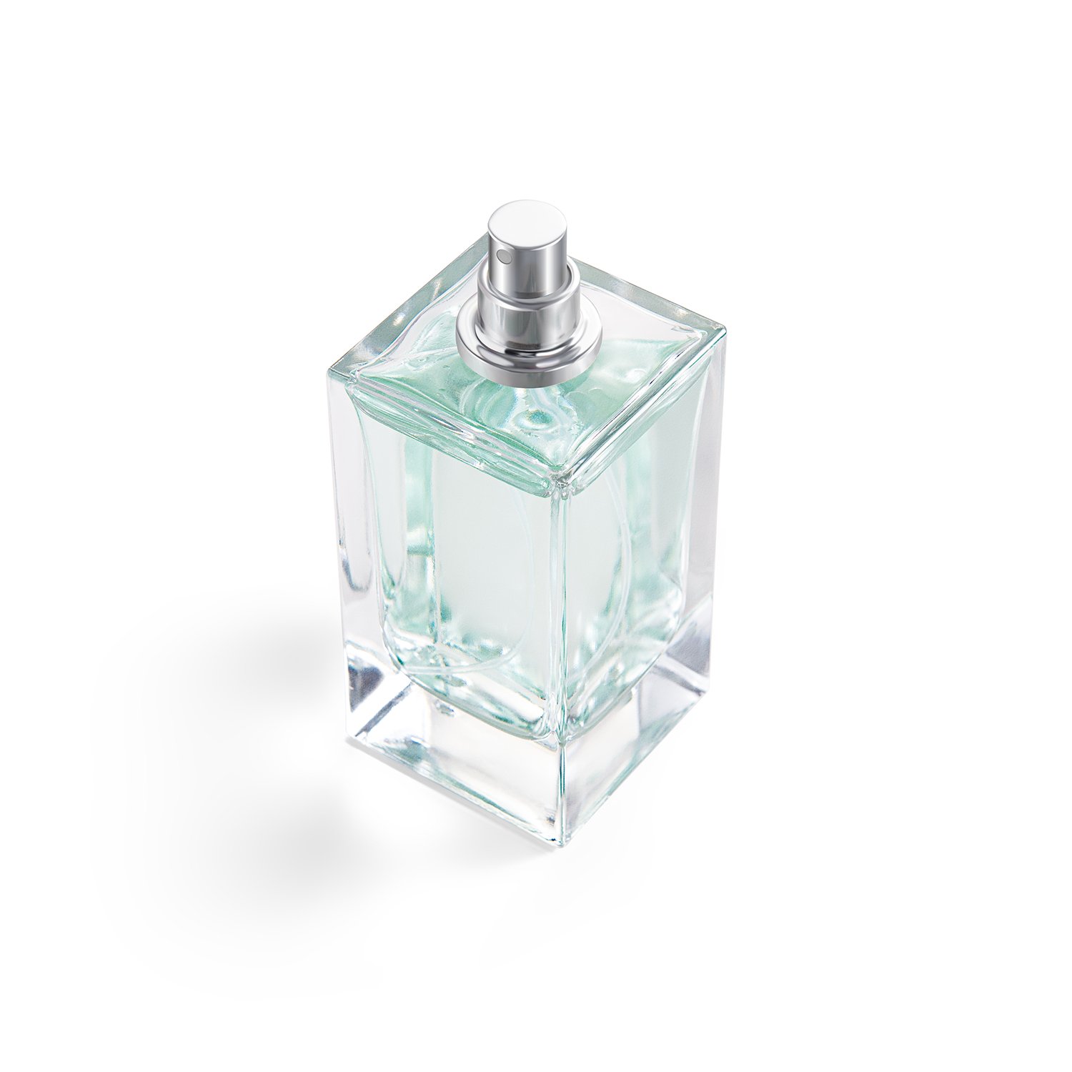 In Bulk Sale Luxury Square Perfume Glass Bottle Glass 100Ml Perfume Bottle With Box Packaging