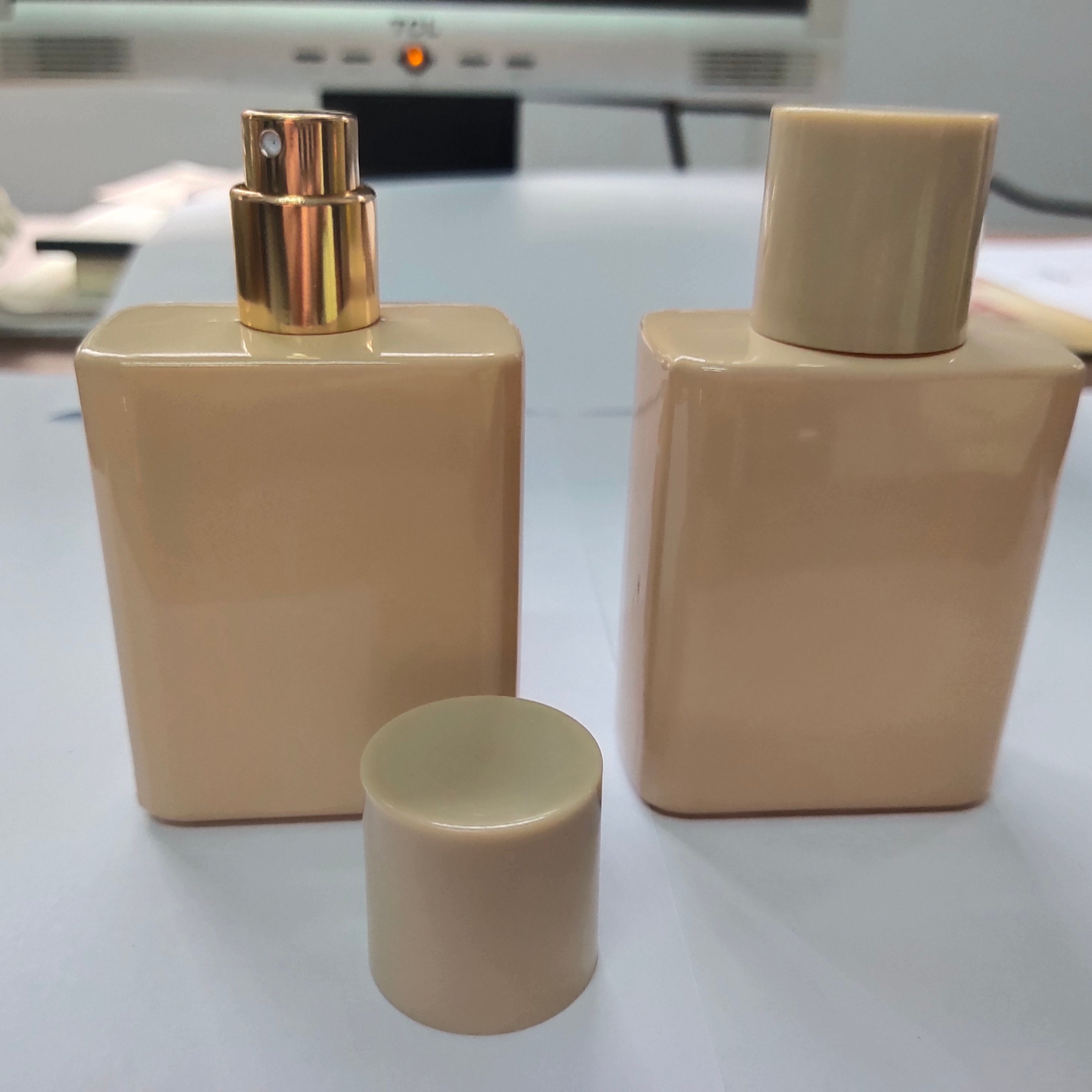 Glass perfume bottle