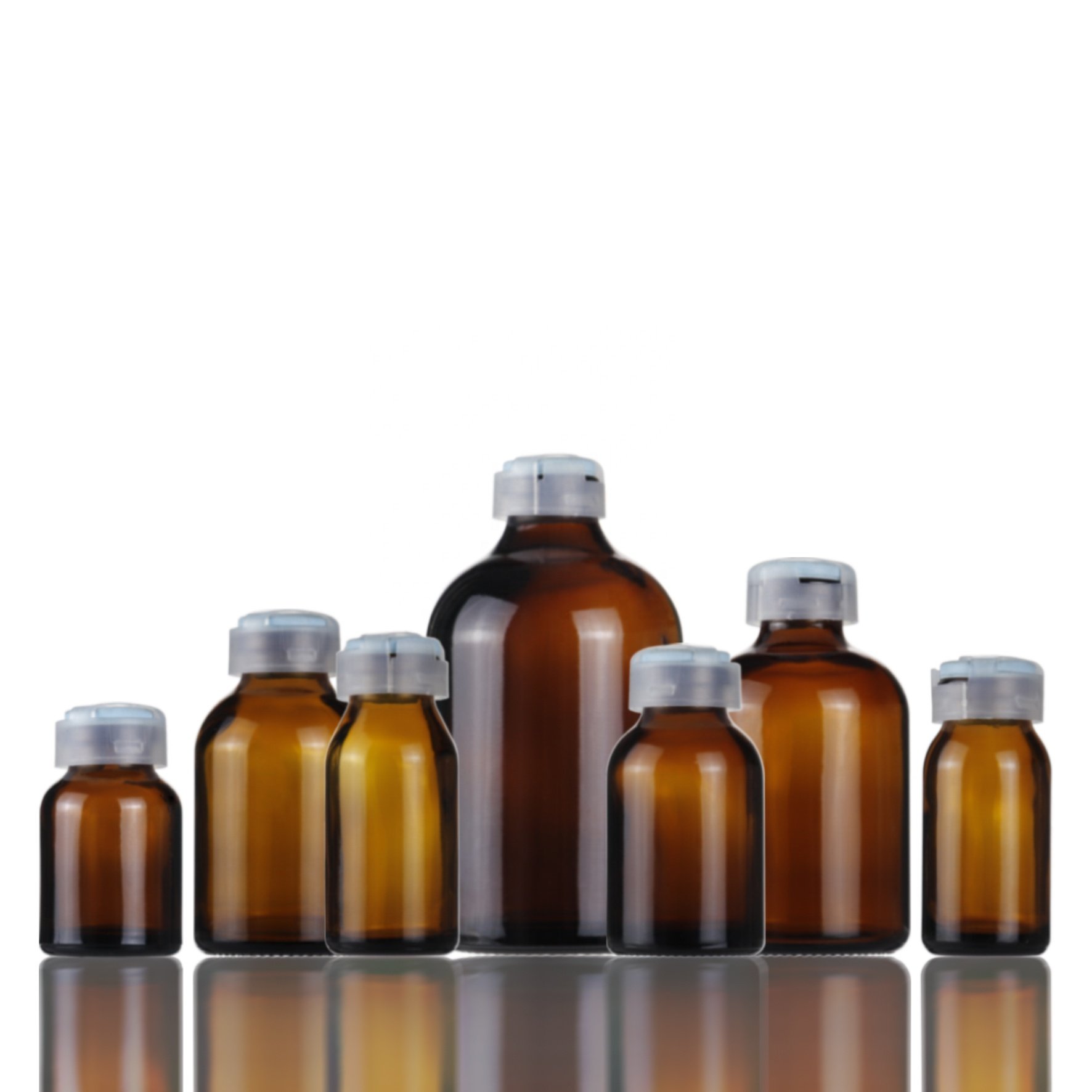 Sterile Empty Glass Vials 7ml 10ml 20ml 30ml 50ml 100ml Round Medical glass bottle for Injection