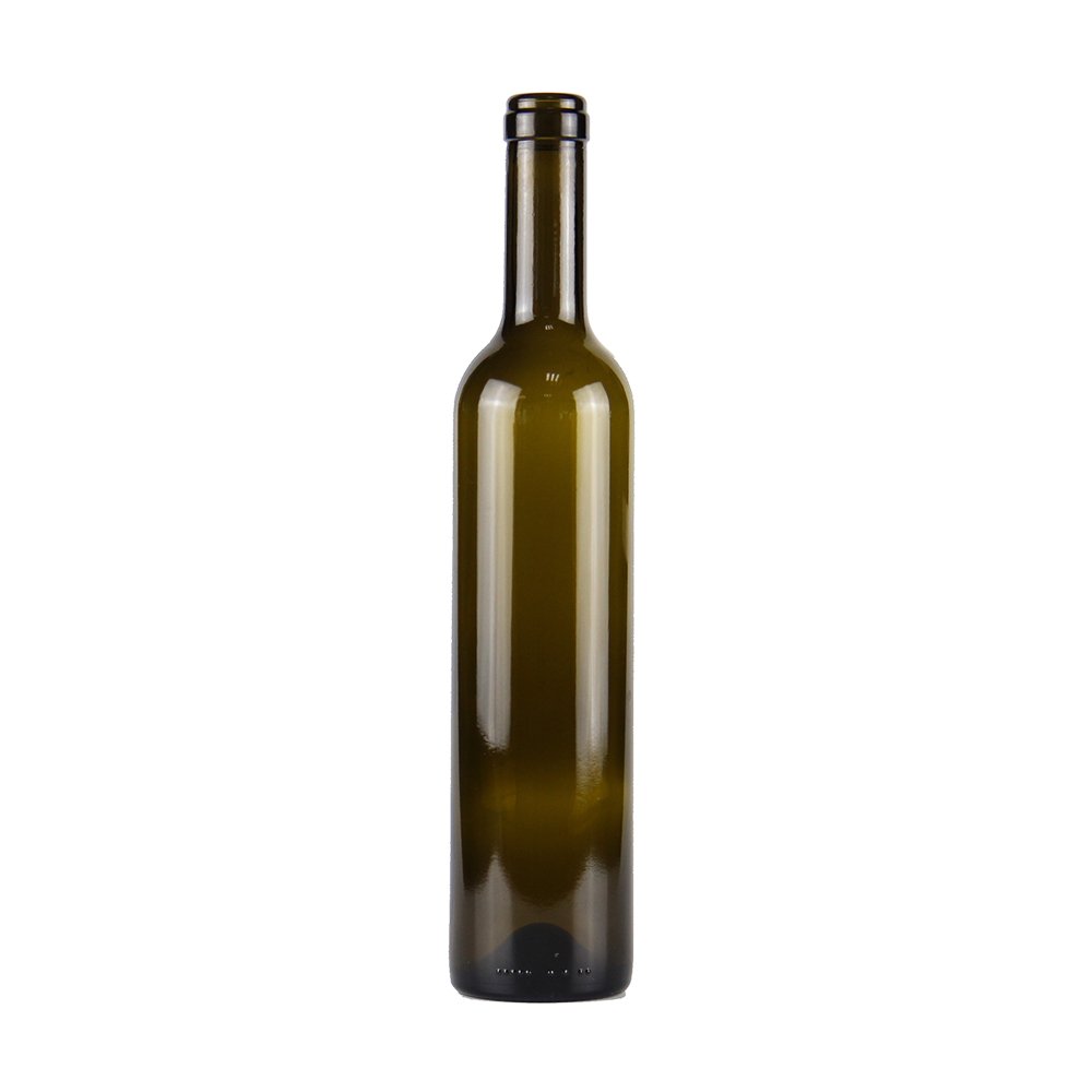 Custom Glass Whisky Long Neck Empty Spirit Liquor Bottle Wine Liquor Glass Bottle With Cap