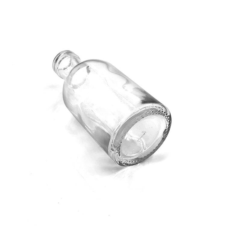 Custom 50ml Miniature Mini Small Empty Clear Gin Rum Vodka Whisky Glass Liquor Bottle with Cork