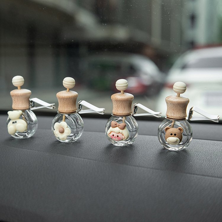 Aroma Bottle Car Air Outlet Clip Wholesale Glass Cosmetics Perfume Cosmetic Packaging Supplier Custom PUMP Sprayer CN;ZHE YG0829