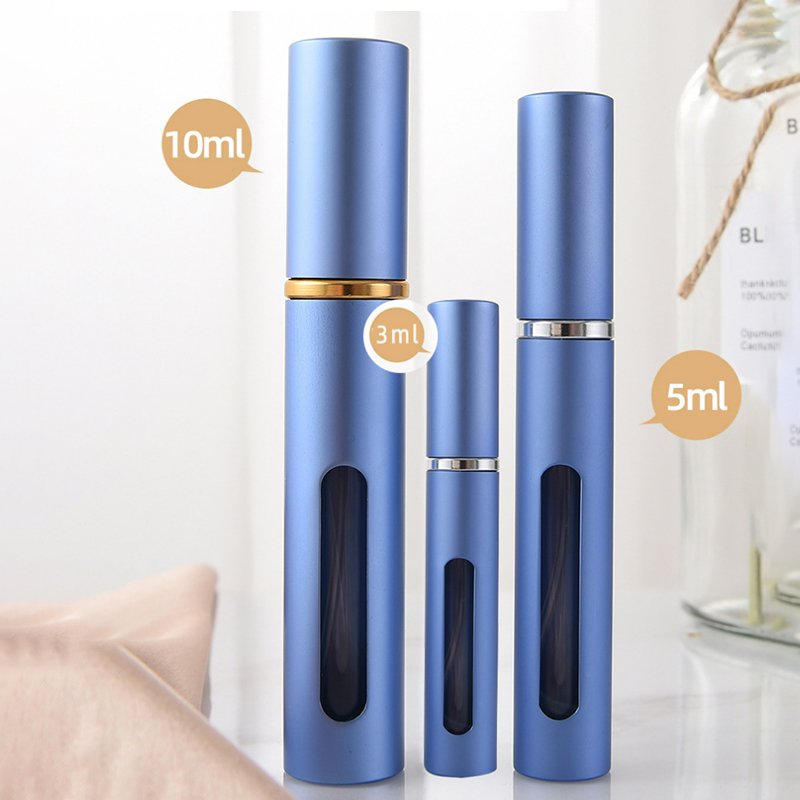 3ml 5ml 10ml Refillable Perfume Atomizer Pump Spray bottle Mini Refillable Travel Portable Perfume Atomizer Bottle With Window