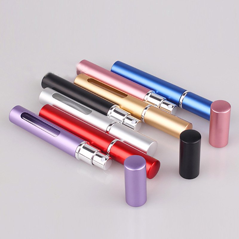 3ml 5ml 10ml Refillable Perfume Atomizer Pump Spray bottle Mini Refillable Travel Portable Perfume Atomizer Bottle With Window