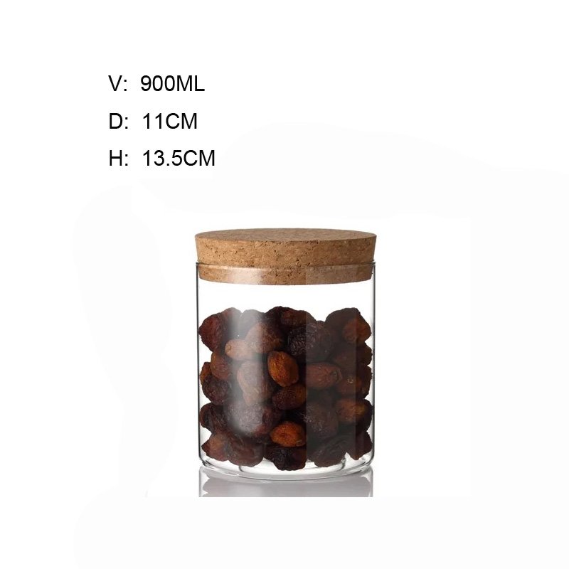 Empty Natural Candle Bottle Glass Candle Jars High Borosilicat Glass Bottle With Cork