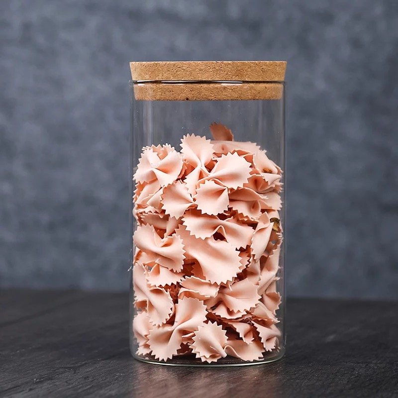 Empty Natural Candle Bottle Glass Candle Jars High Borosilicat Glass Bottle With Cork