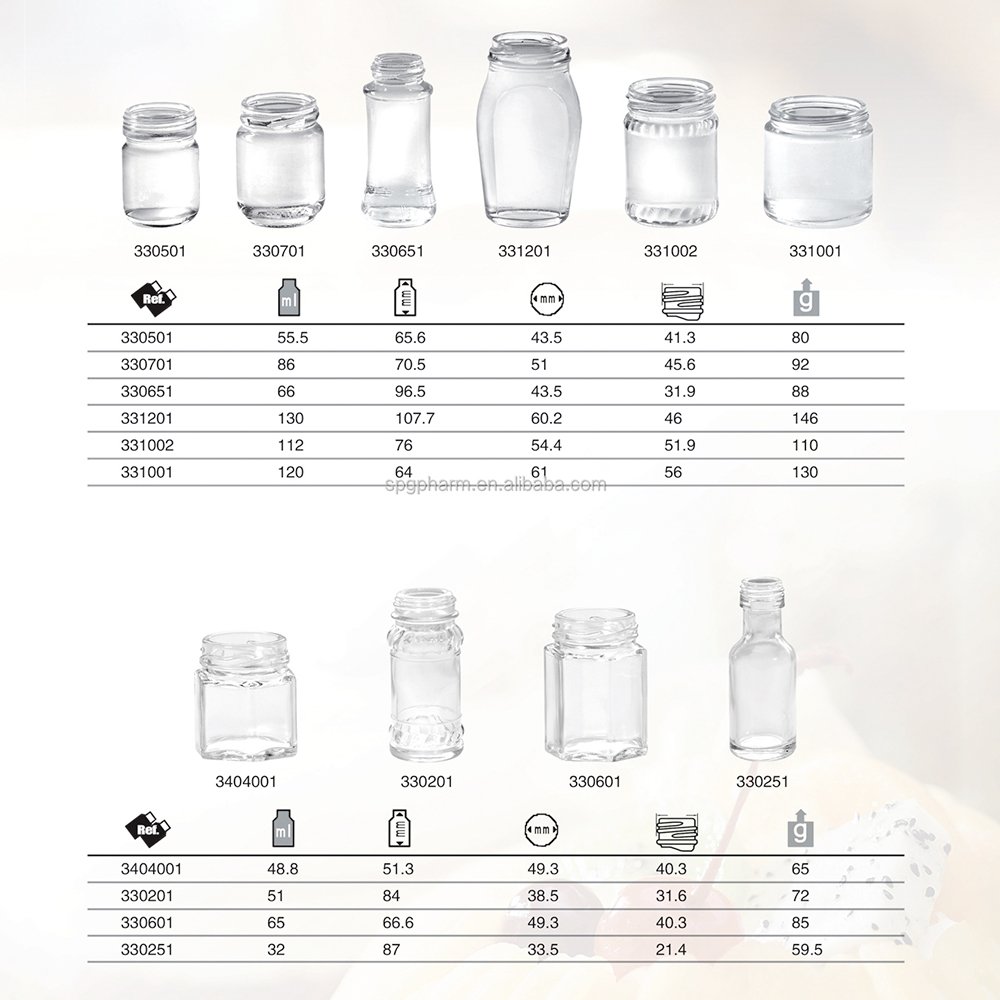 Safty food glass bottle or Condiment bottles