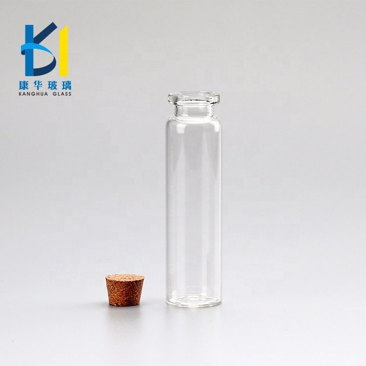 Wholesale Clear Glass Bottle Cork 5ml 8ml 10ml Cork 20ml Wishing Bottle