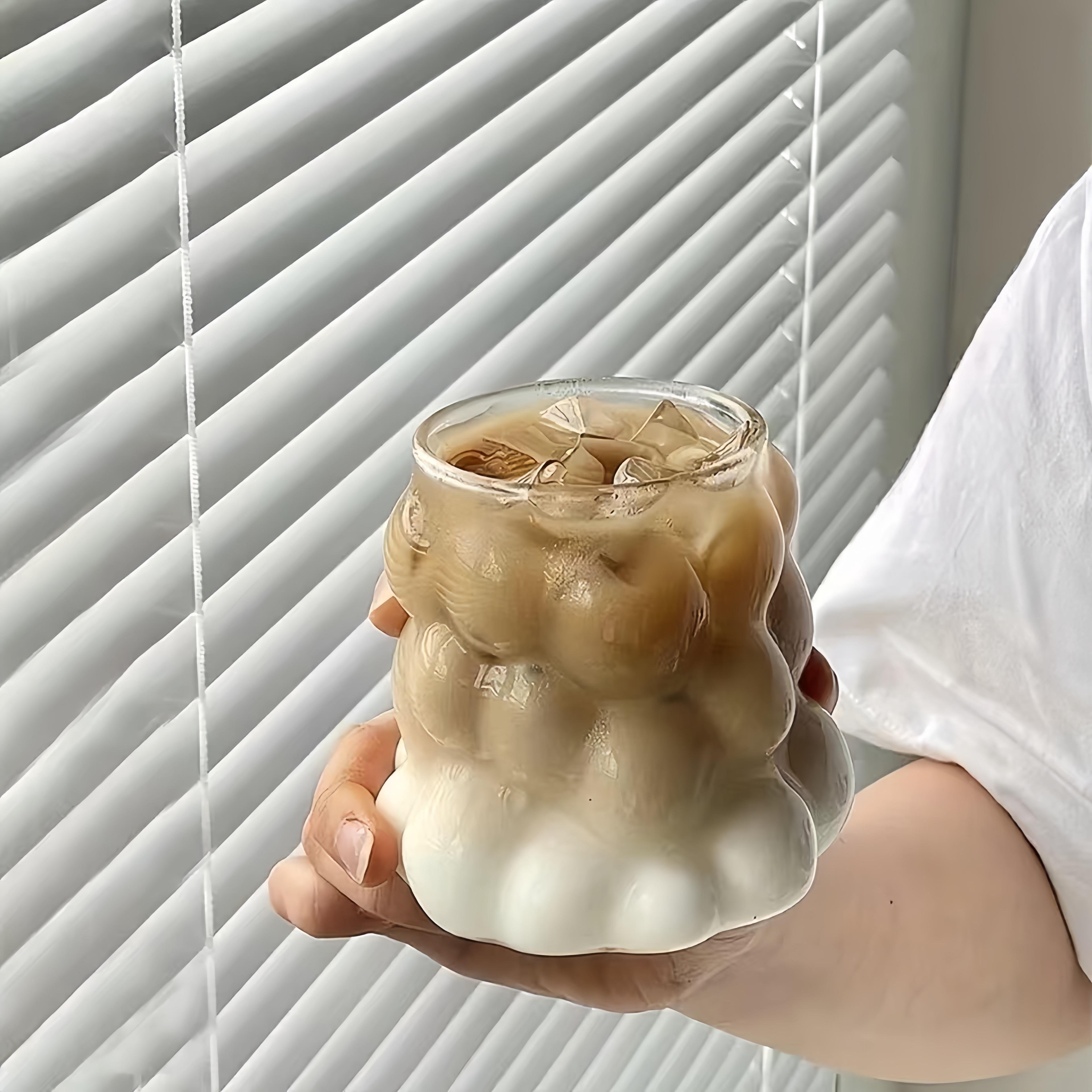 New customisable grape shape 350ml borosilicate glass juice glass glass water cup