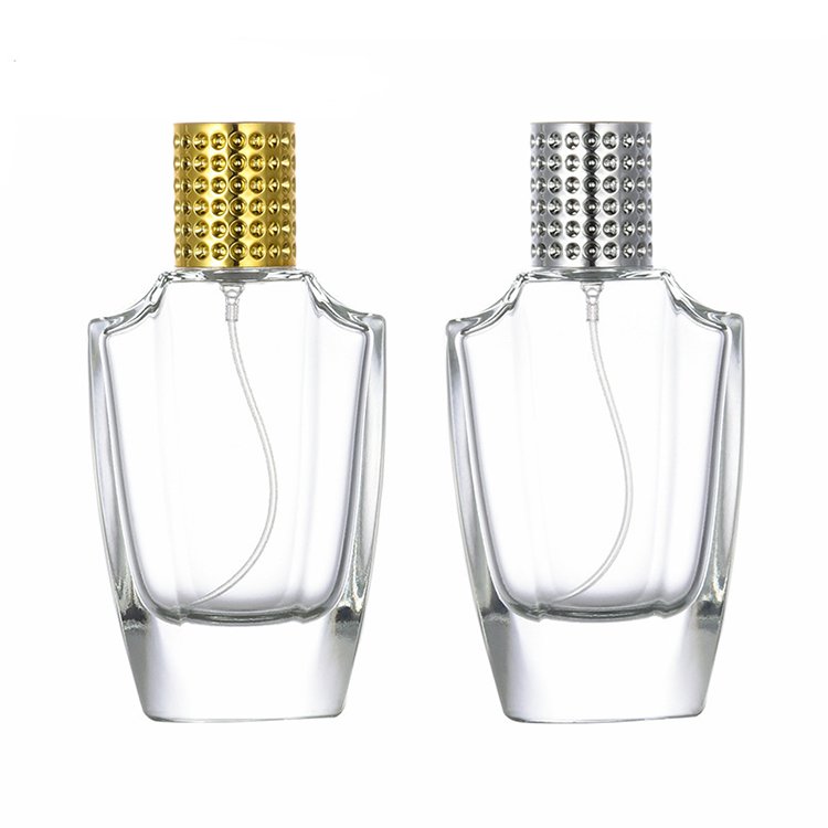 Custom cosmetic content luxury packaging for perfume bottles 50ml glass luxury with glass bottle perfume spray