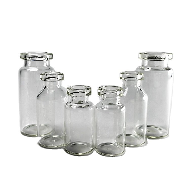 2ml-30ml penicillin bottle Medical glass bottle Injection Vials for Antibiotics small glass vial Moulded glass bottle