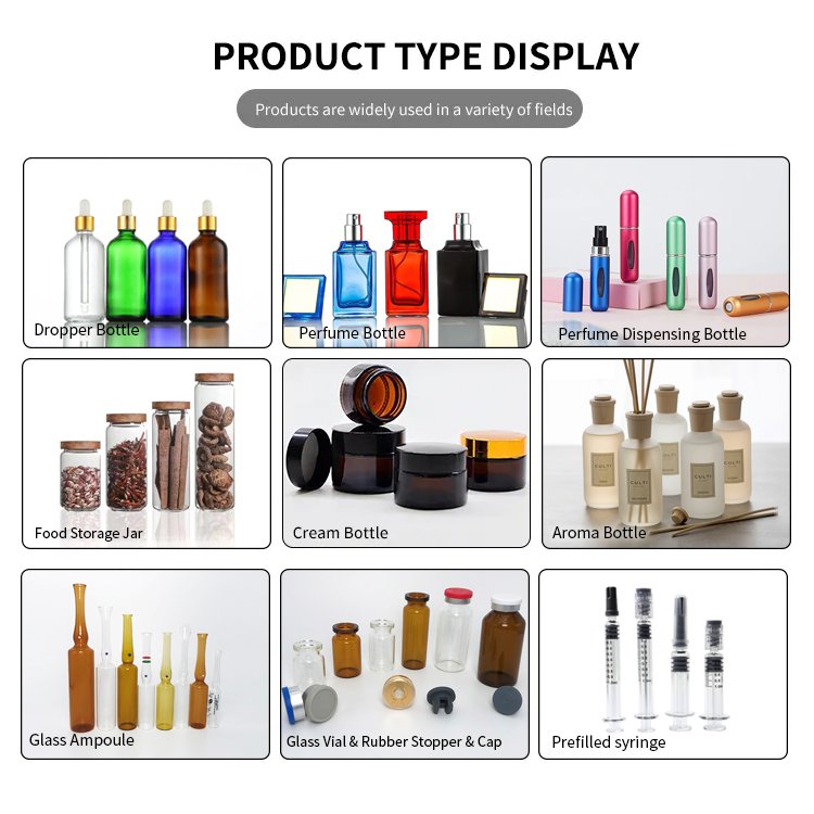 2ml-30ml penicillin bottle Medical glass bottle Injection Vials for Antibiotics small glass vial Moulded glass bottle