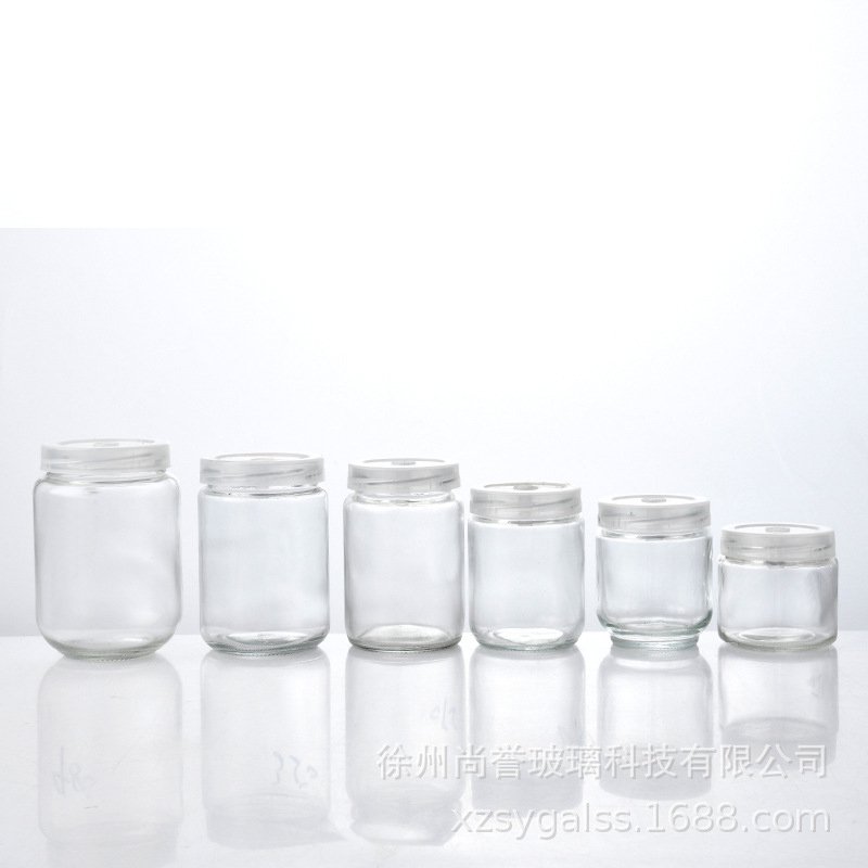 WHOLESALE Clear Tissue Culture Plant Glass Bottle with Plastic Cap