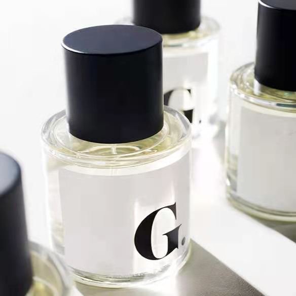 50ml clear high quality perfume glass bottle in stock
