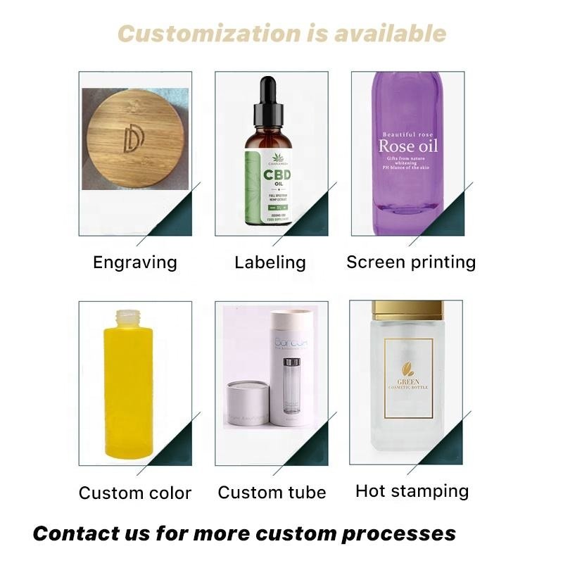 Cosmetic packaging slant shoulder matte black skin care set glass bottle cosmetic products with black dropper and jar with lid