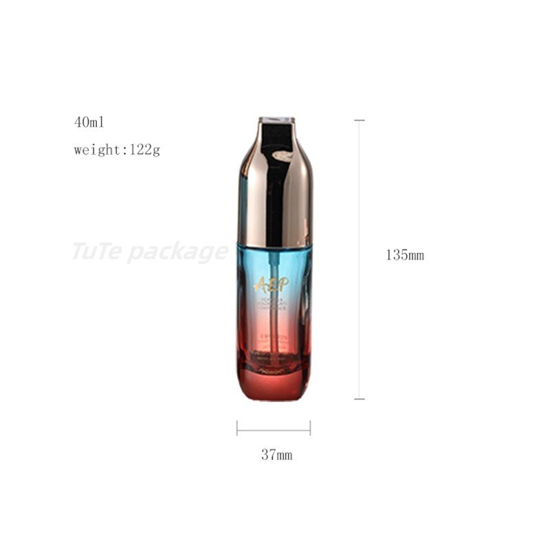 glass bottle for cosmetics liquid packaging premium cosmetic bottle set packaging skin care bottle face cream jars