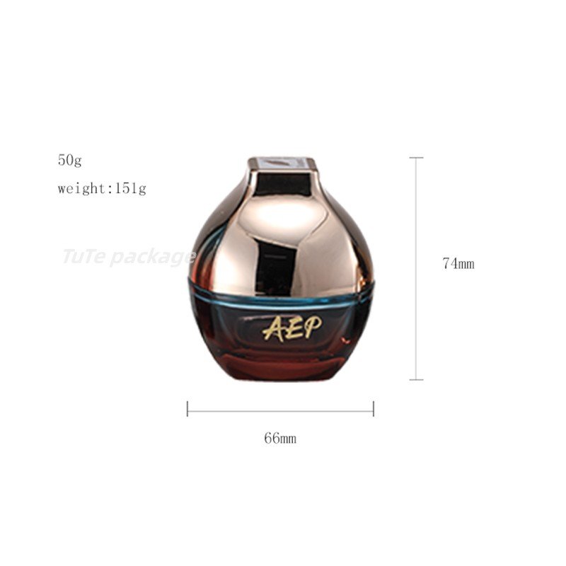 glass bottle for cosmetics liquid packaging premium cosmetic bottle set packaging skin care bottle face cream jars