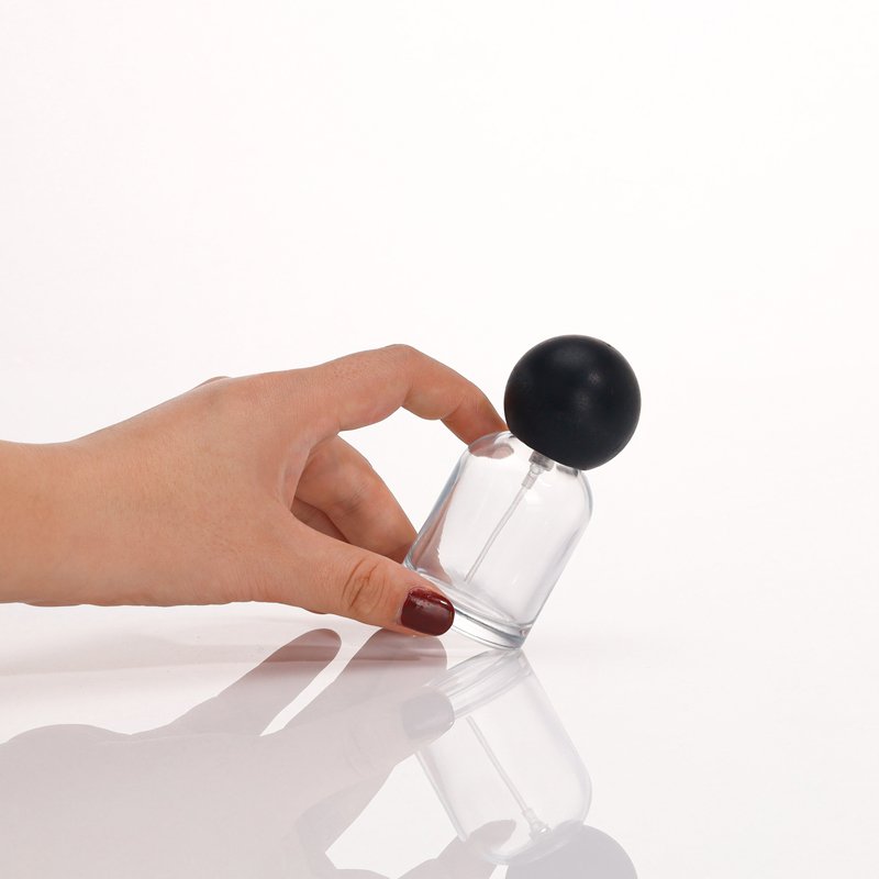 In Stock 30ml 50ml 100ml Empty Perfume Glass Bottles Wholesale Customised Round Spray Perfume Bottle