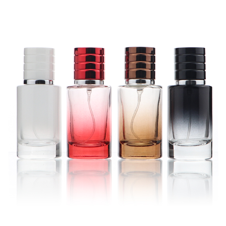 Factory 30ml 50ml 100ml Clear Short Parfum Spray Bottles Packaging