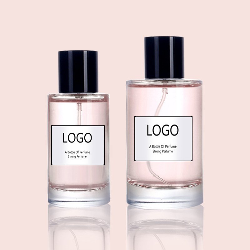 Manufacturers wholesale Aromatherapy bottle Square round 50ml 100ml perfume glass bottle