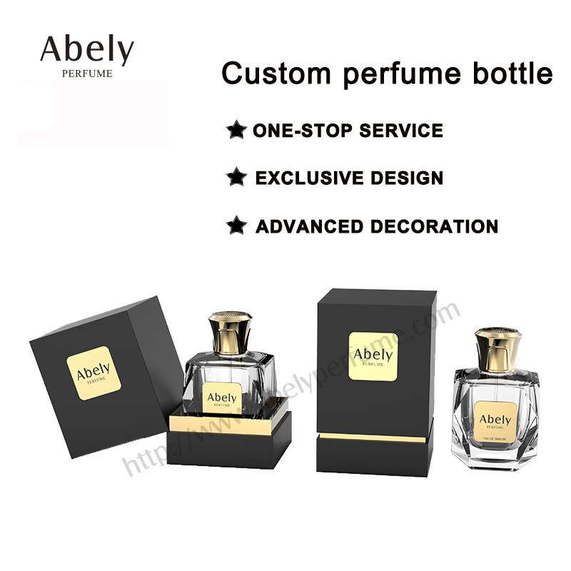 Abely Wholesale Custom Design 100ml 50ml 30ml Elegant Empty Perfume Spray Glass Bottle